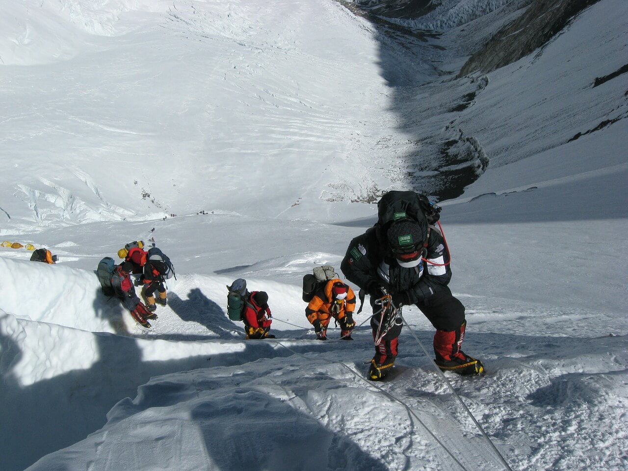 Everest Expedition during springtime
